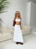 Arla Broderie Maxi Set White sold by Princess Polly