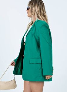 Spring Issue Blazer Green sold by Princess Polly