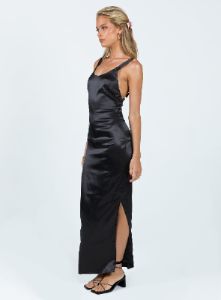 Curtis Maxi Dress Black sold by Princess Polly
