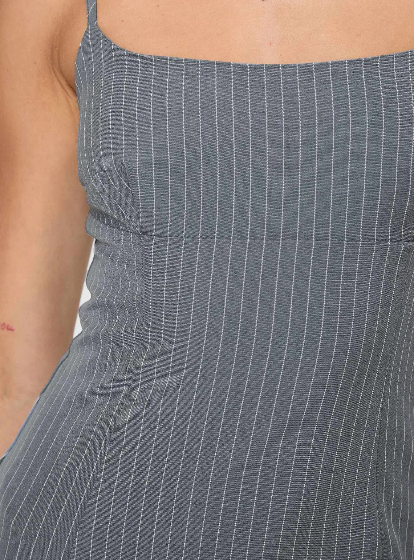 Bakers Mini Dress Grey sold by Princess Polly product image thumbnail 5