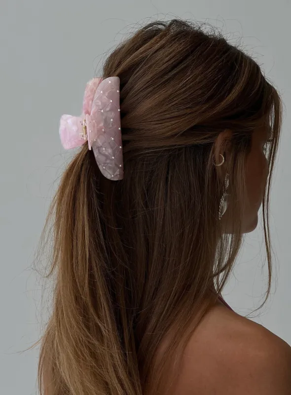 Ryka Claw Clip Pink sold by Princess Polly