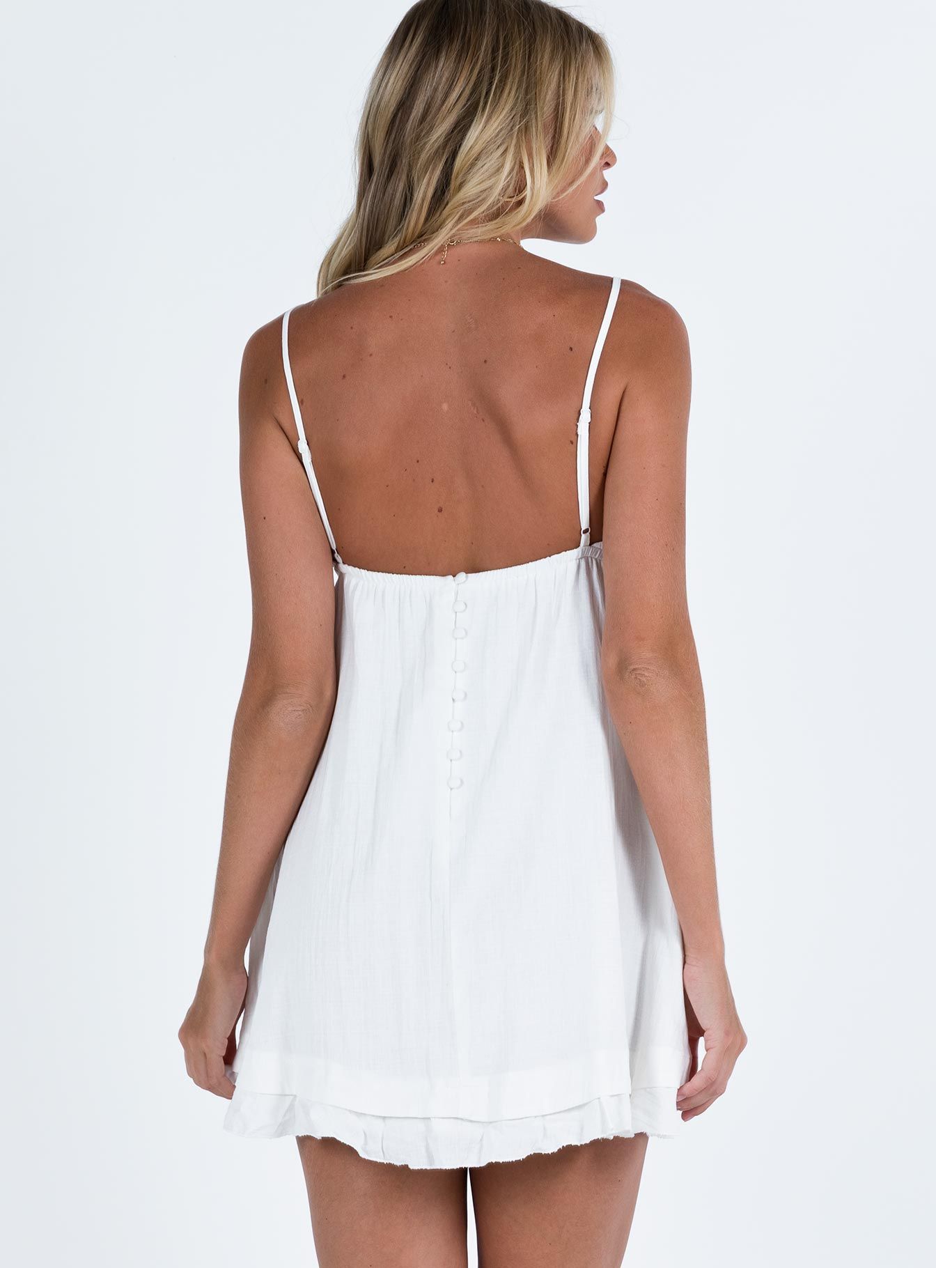 Empress of Love Mini Dress White Tall sold by Princess Polly product image thumbnail 5