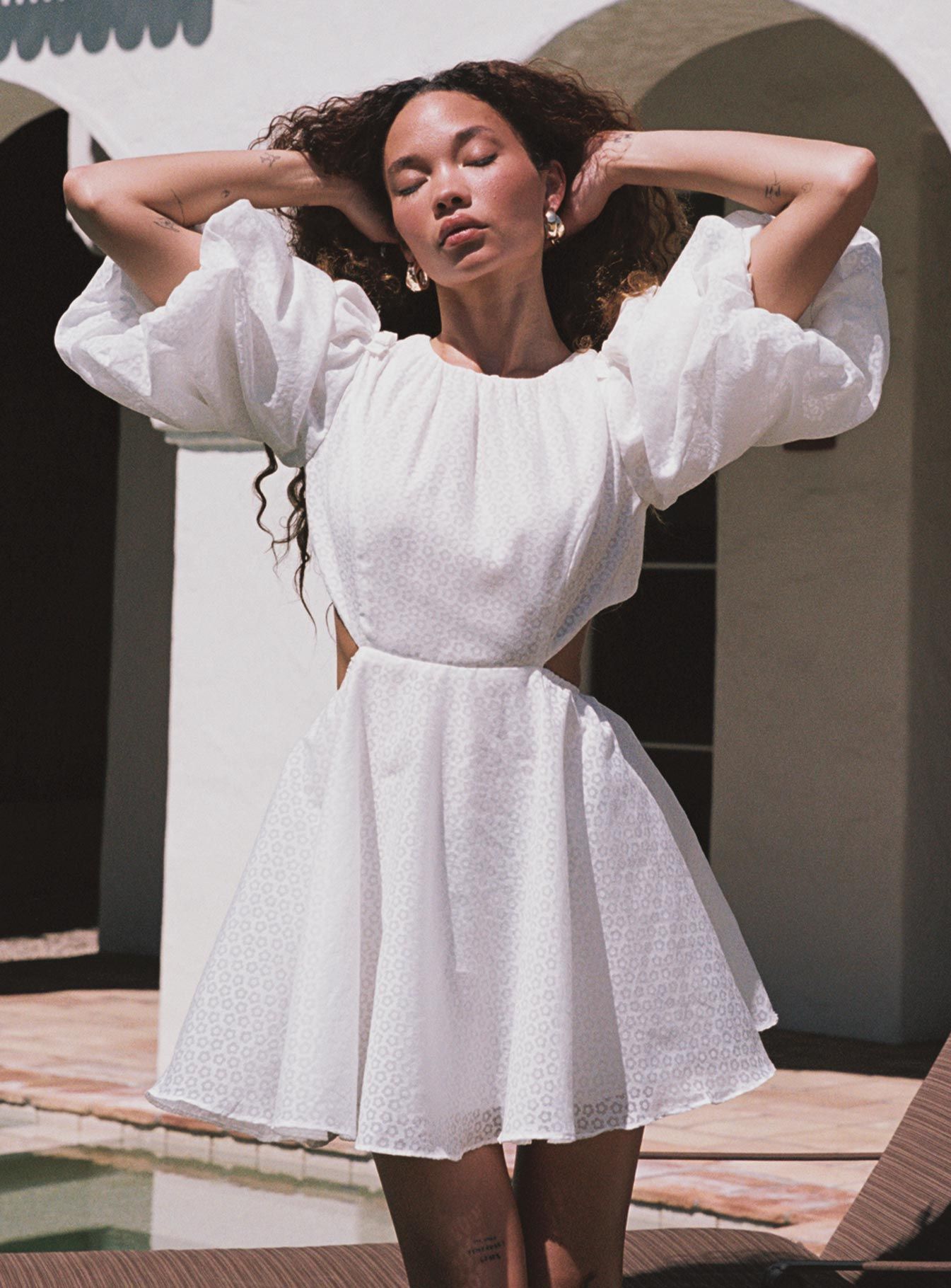 Marano Mini Dress White sold by Princess Polly