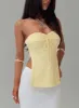 Laurenita Longline Tube Top Yellow sold by Princess Polly