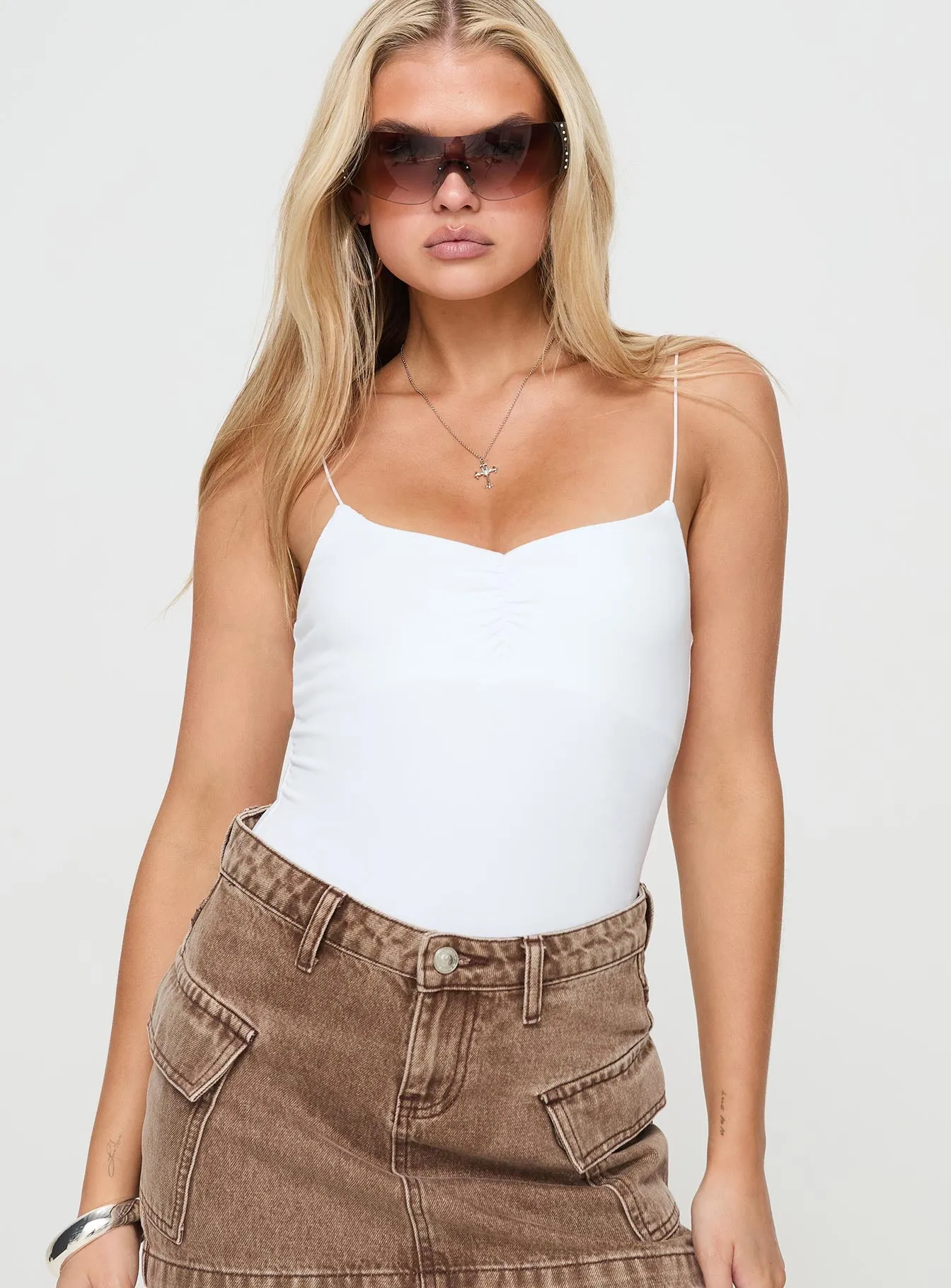 Bekks Bodysuit White sold by Princess Polly product image thumbnail 2