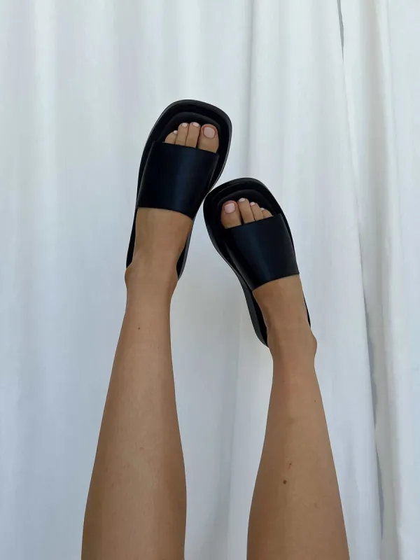 Madeira Sandals Black sold by Princess Polly