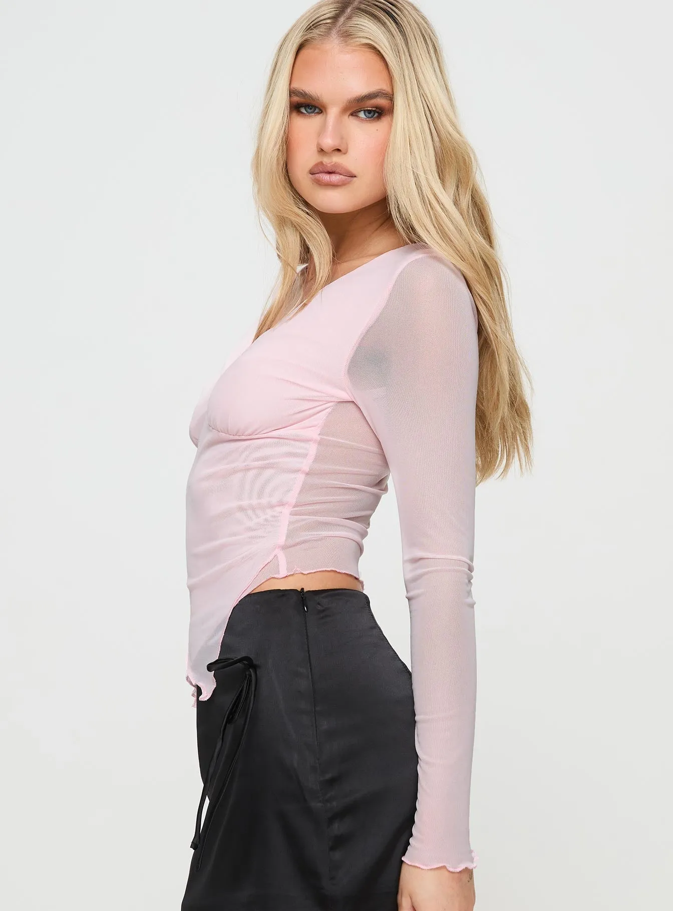 Potential Long Sleeve Top Pink sold by Princess Polly product image thumbnail 4