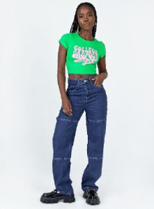 Copeland Jeans Mid Wash Denim sold by Princess Polly