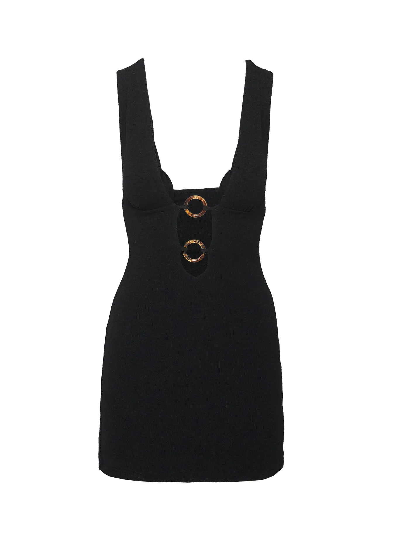Steward Halter Mini Dress Black Tall sold by Princess Polly product image thumbnail 5