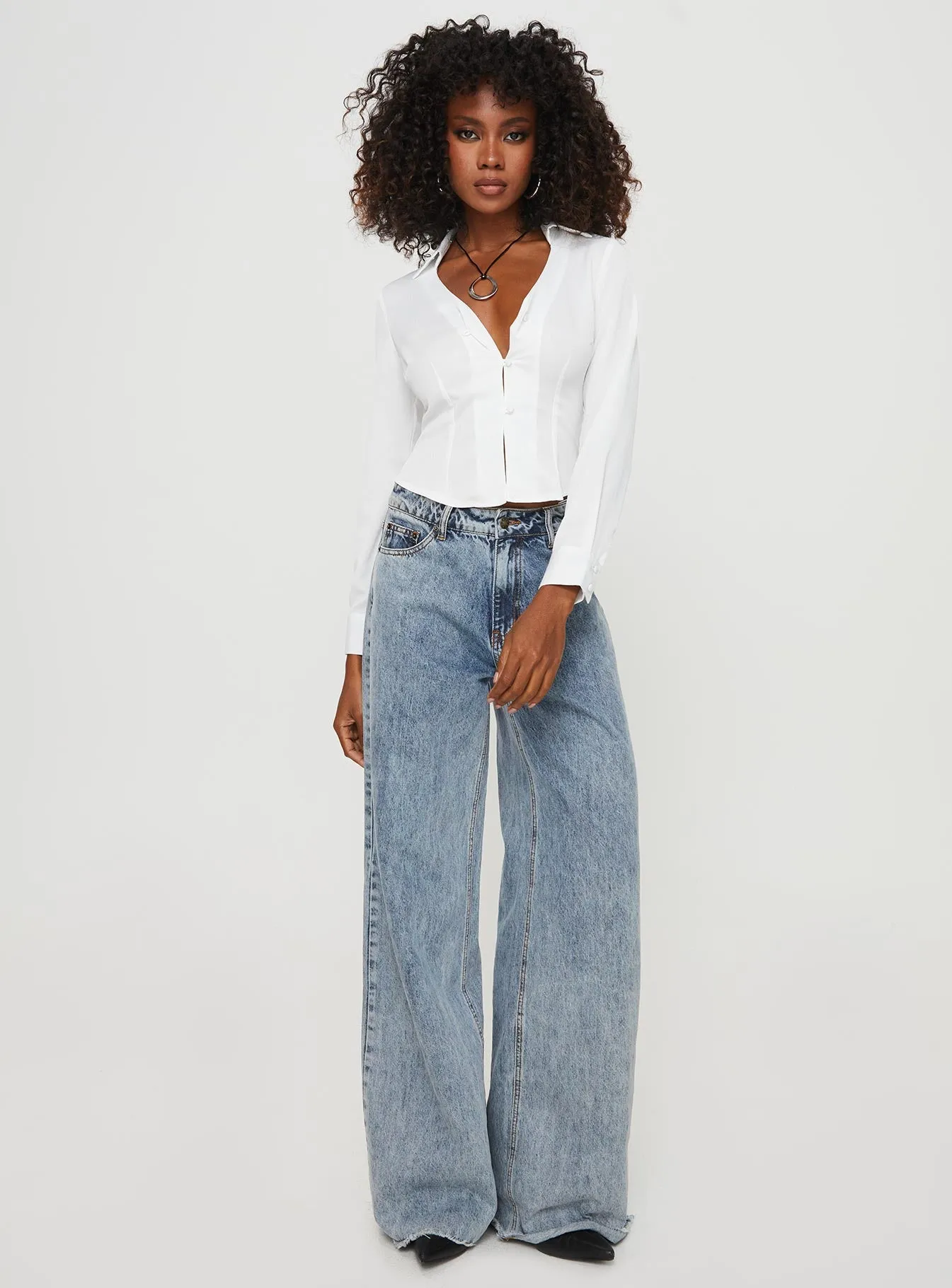 Murnik Shirt White sold by Princess Polly product image thumbnail 3