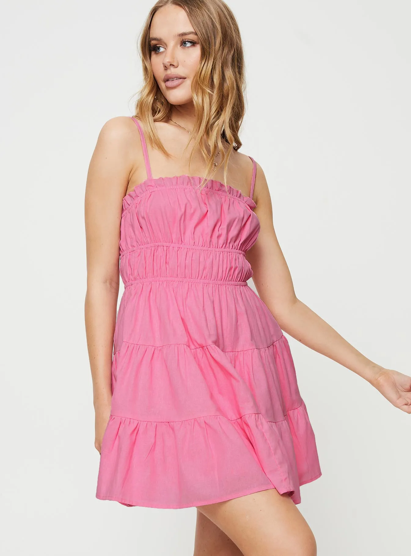 Ceara Mini Dress Pink sold by Princess Polly product image thumbnail 2