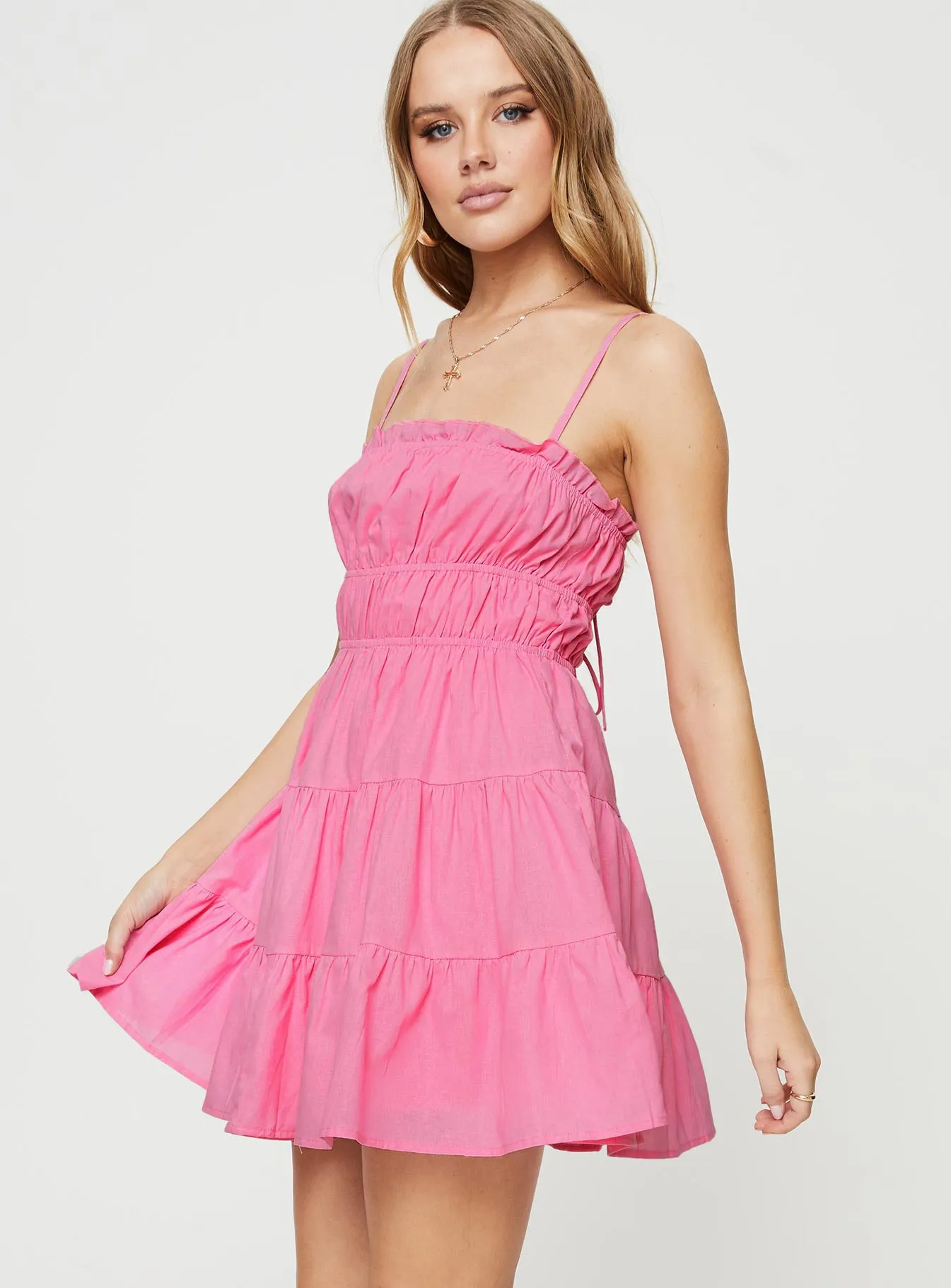 Ceara Mini Dress Pink sold by Princess Polly product image thumbnail 4