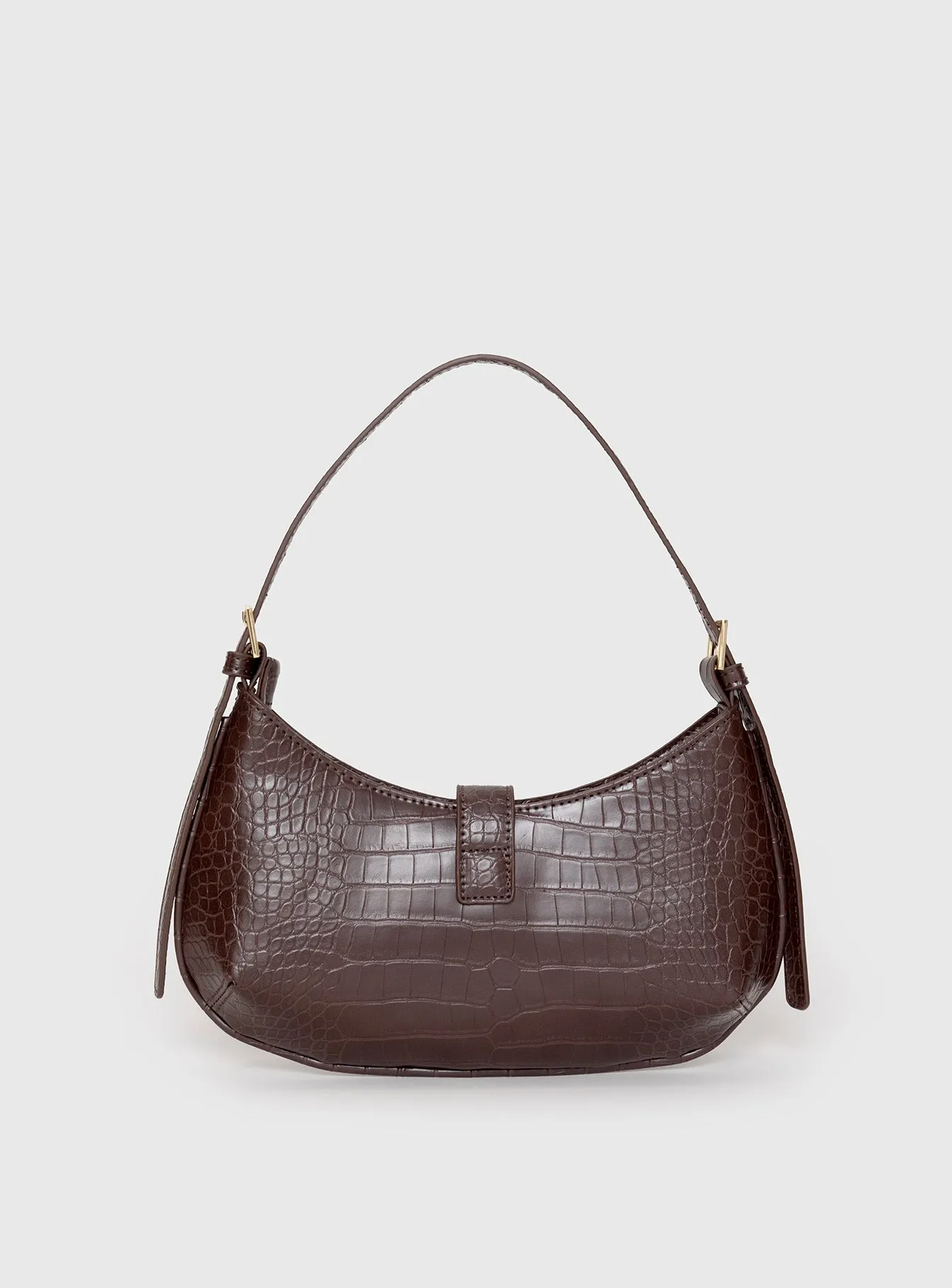 Peta & Jain Latch Shoulder Bag Brown sold by Princess Polly product image thumbnail 4