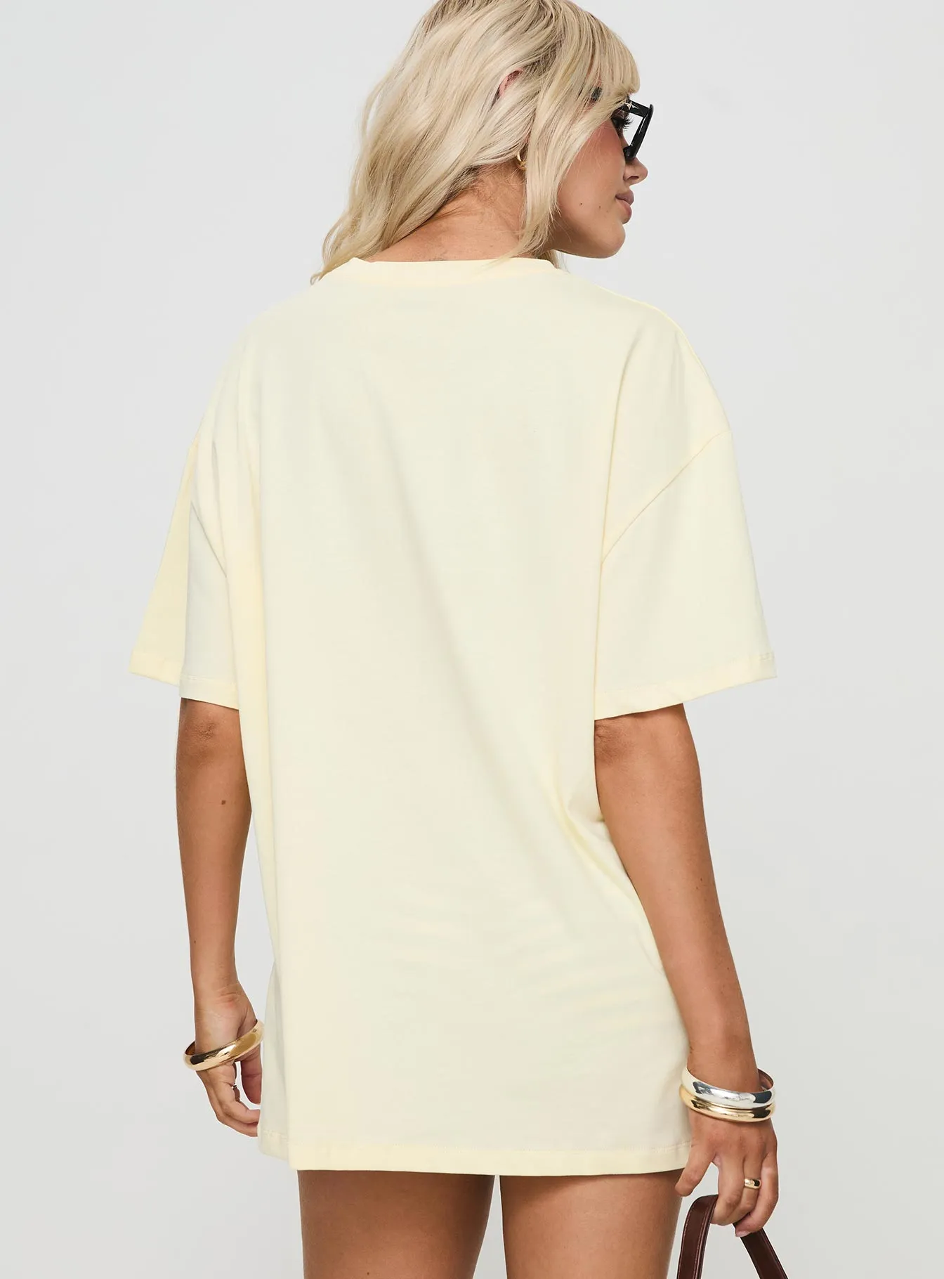 Hotel Hawaii Oversized Tee Yellow sold by Princess Polly product image thumbnail 5