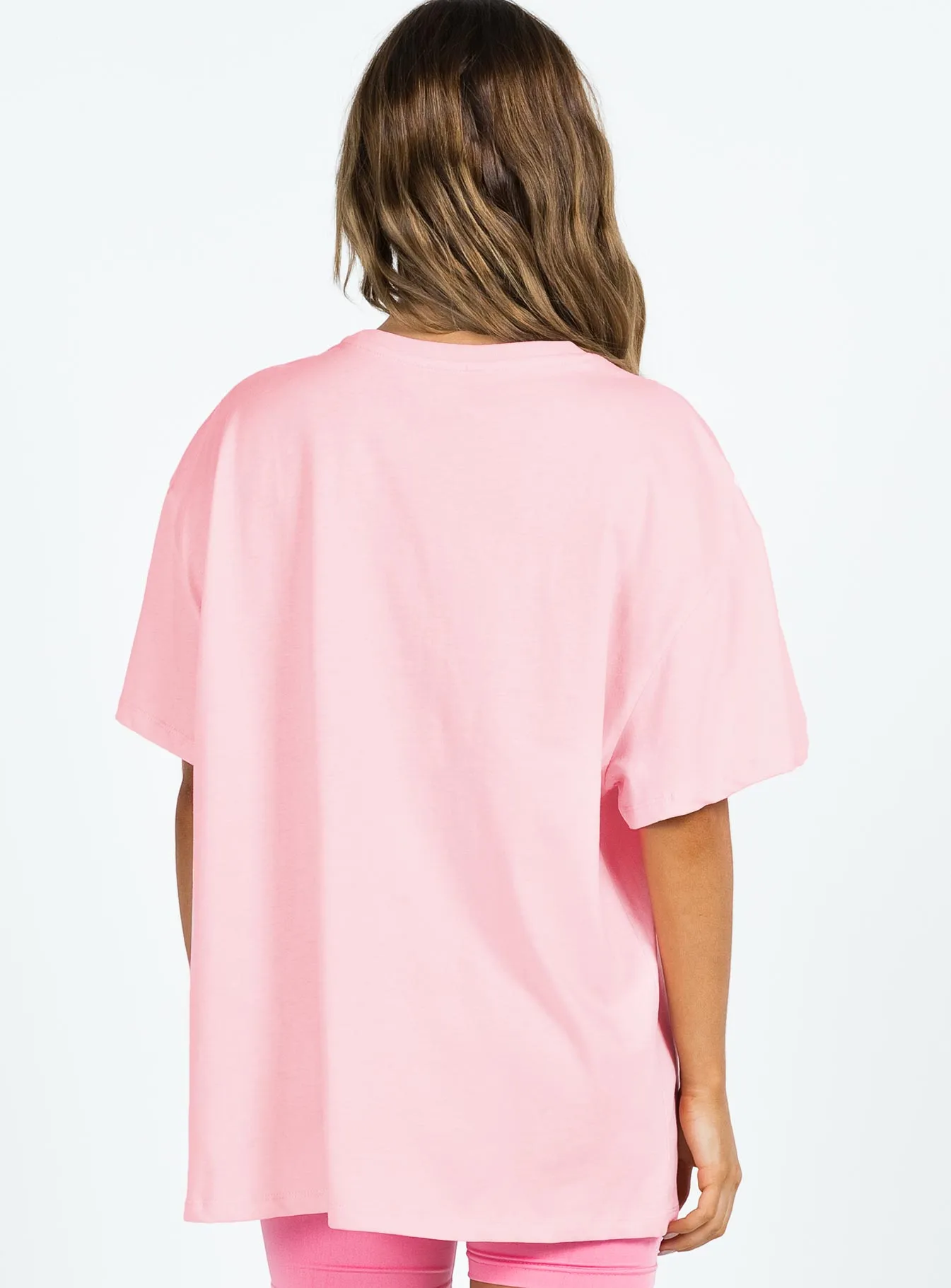 Princess Polly Oversized Tee Squiggle Text Pink sold by Princess Polly product image thumbnail 5