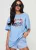 Races 1996 Oversized Tee Blue sold by Princess Polly