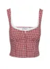Bruncheon Top Red / White sold by Princess Polly