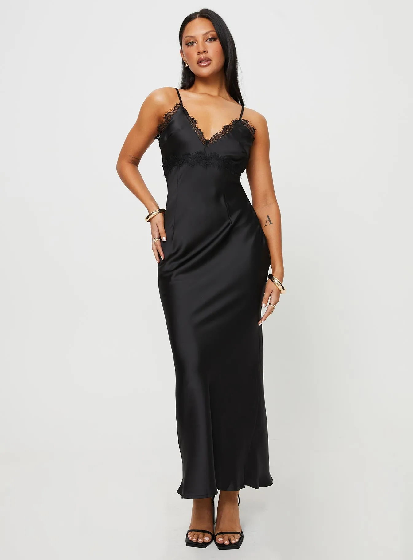 Sanz Maxi Dress Black sold by Princess Polly product image thumbnail 2