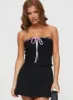 Elkin Strapless Top Black sold by Princess Polly