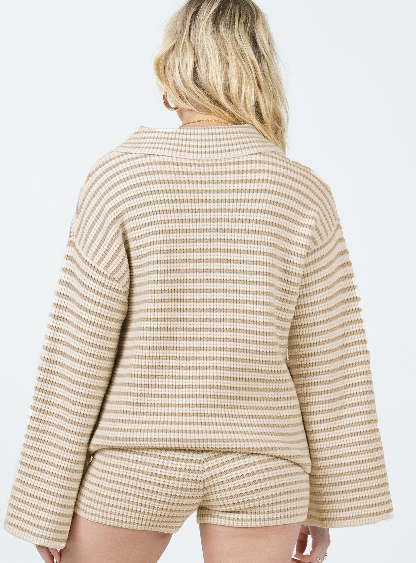 Willbar Oversized Sweater White / Beige sold by Princess Polly product image thumbnail 5