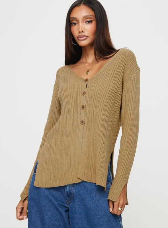 【極美品】Layered Cable Knit Cardigan Z Supply Women's Hemingway Cable Cardigan | $99.00 | Saint