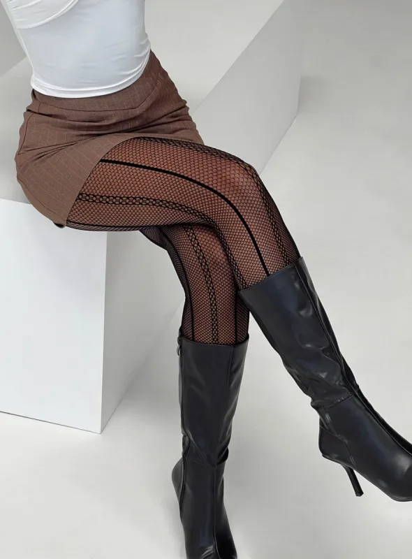 Zienna Stockings Black sold by Princess Polly