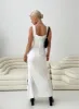 Lynsey Midi Dress White sold by Princess Polly