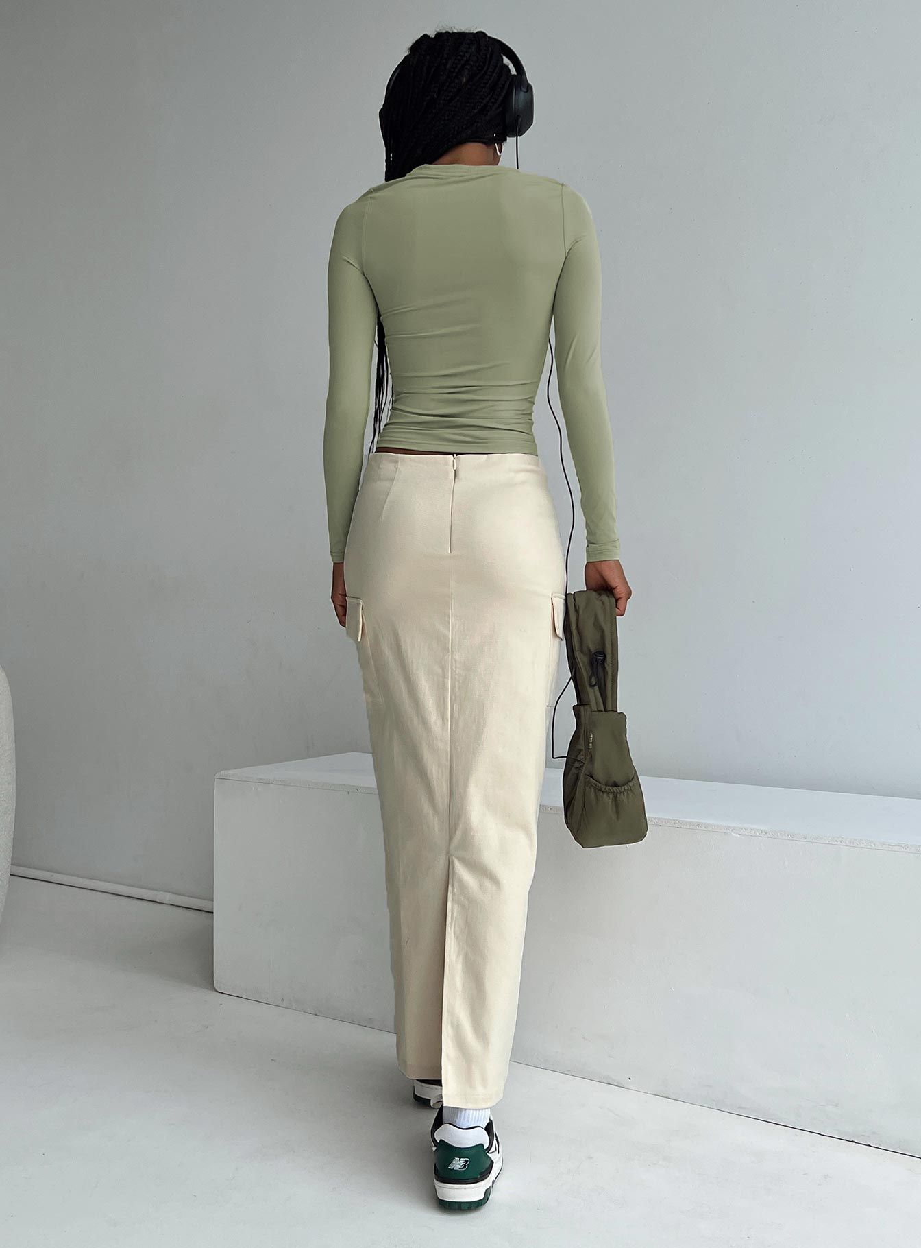 My Girl Maxi Skirt Beige sold by Princess Polly product image thumbnail 5