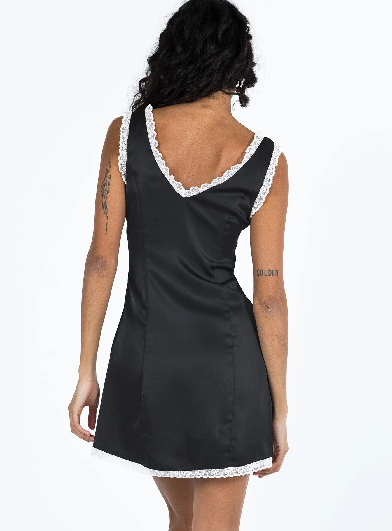Sayre Mini Dress Black sold by Princess Polly product image thumbnail 5