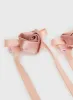 Rosette Bow Hair Clips Pink sold by Princess Polly