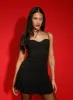 Liddie Mini Dress Black sold by Princess Polly