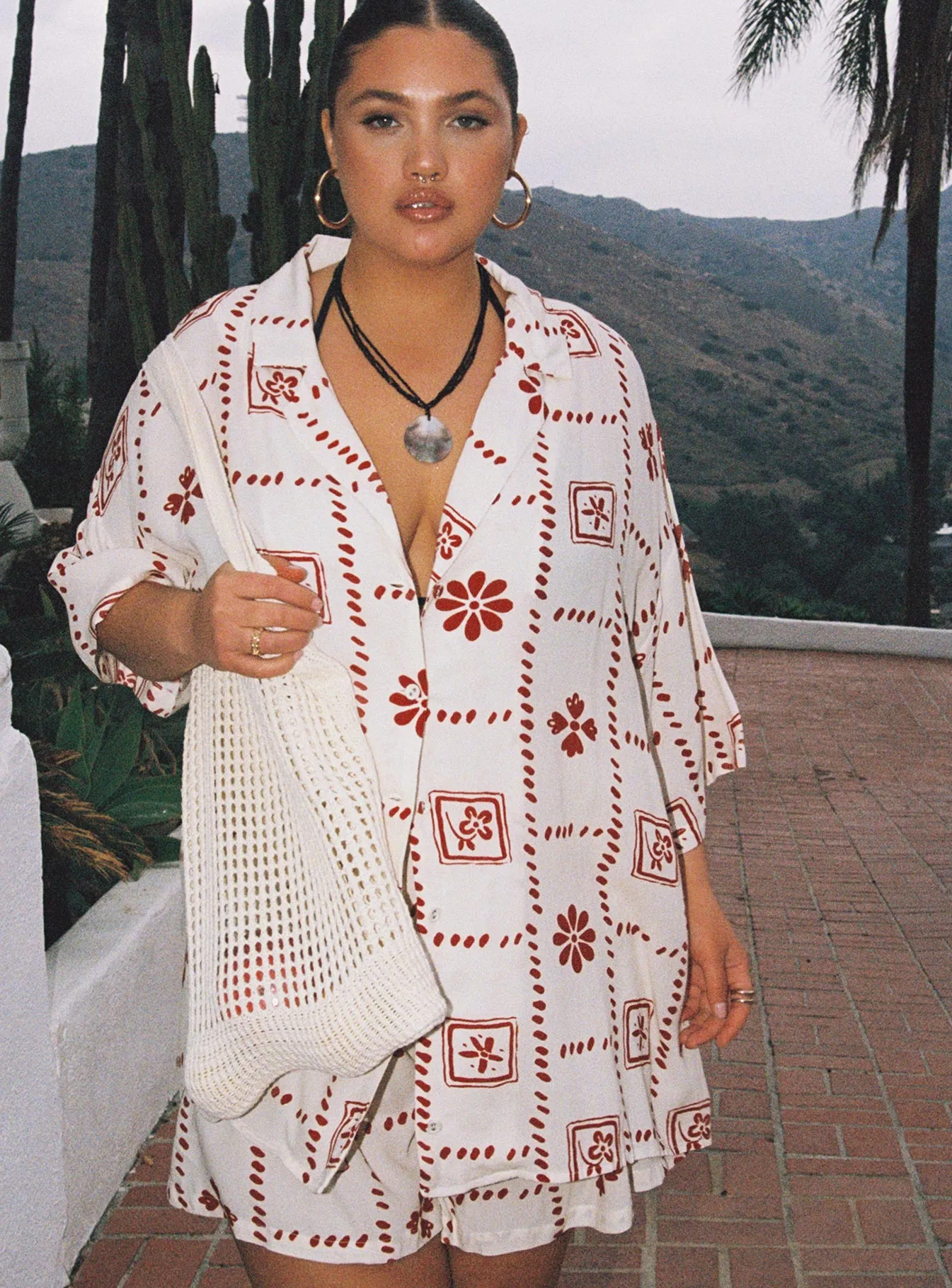 Resortella Set White / Red Curve sold by Princess Polly