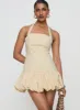 Sofia Mini Dress Cornsilk sold by Princess Polly