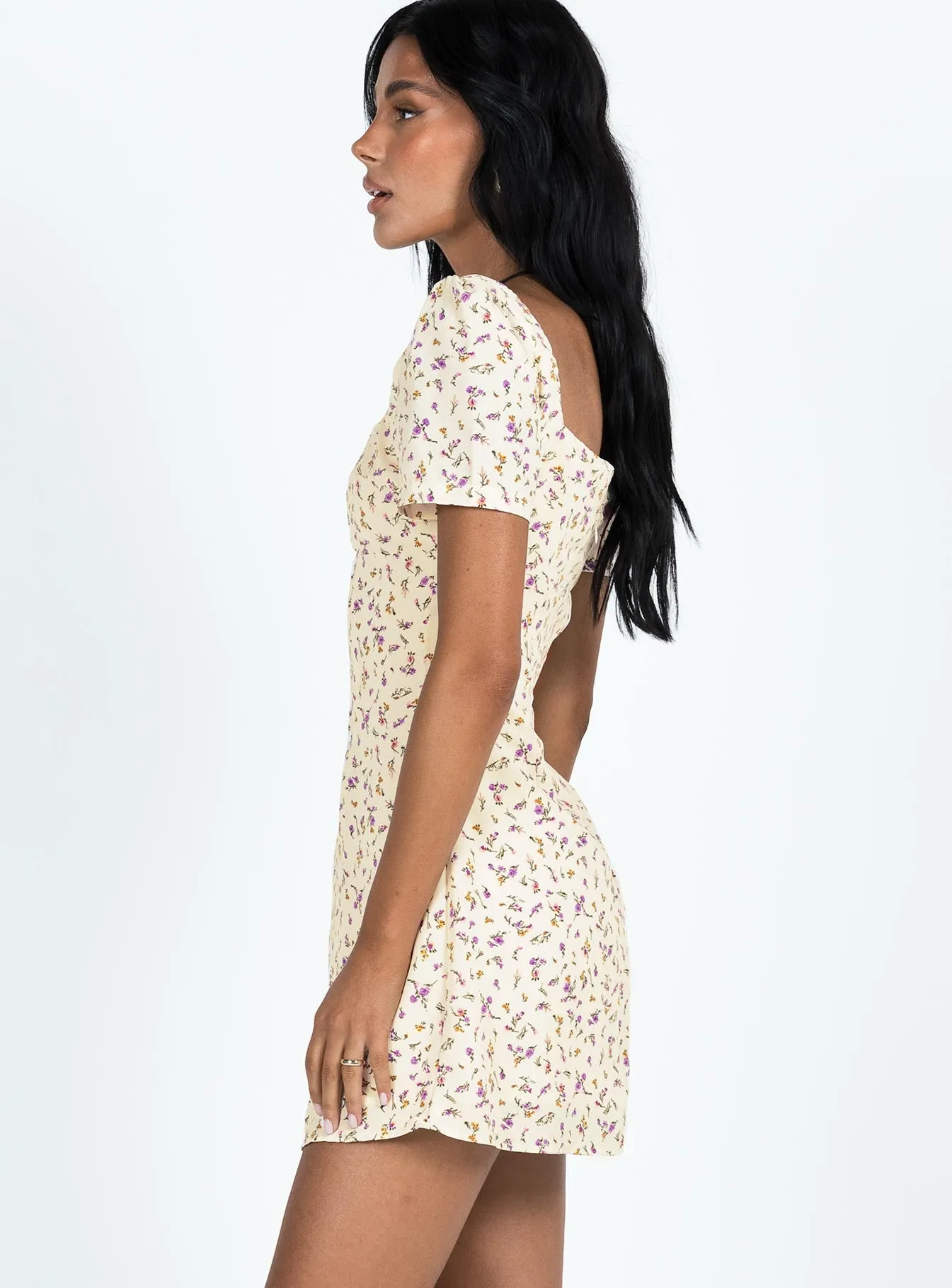 Hastings Mini Dress Multi Floral sold by Princess Polly product image thumbnail 4