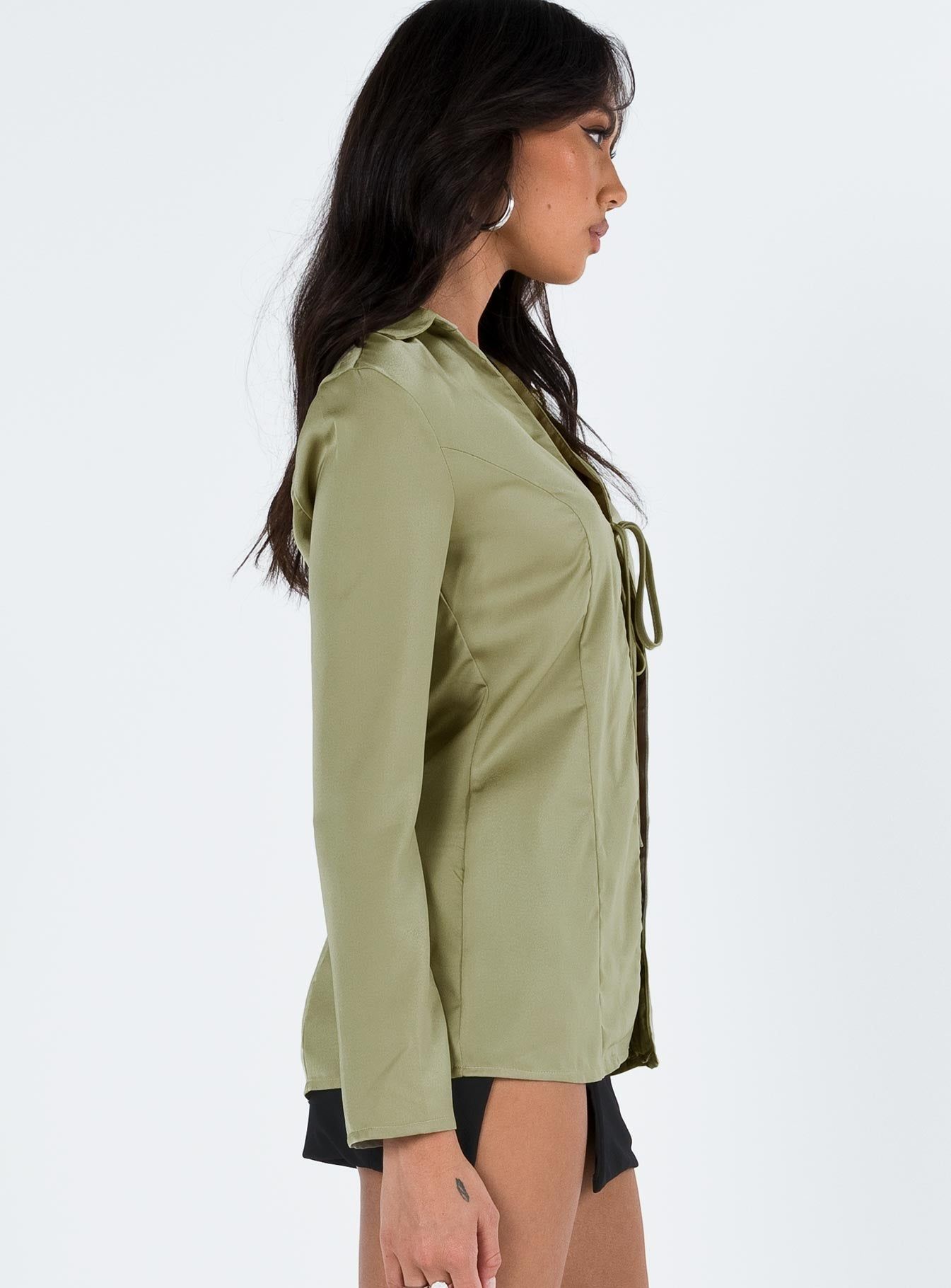 Kemble Shirt Green sold by Princess Polly product image thumbnail 4