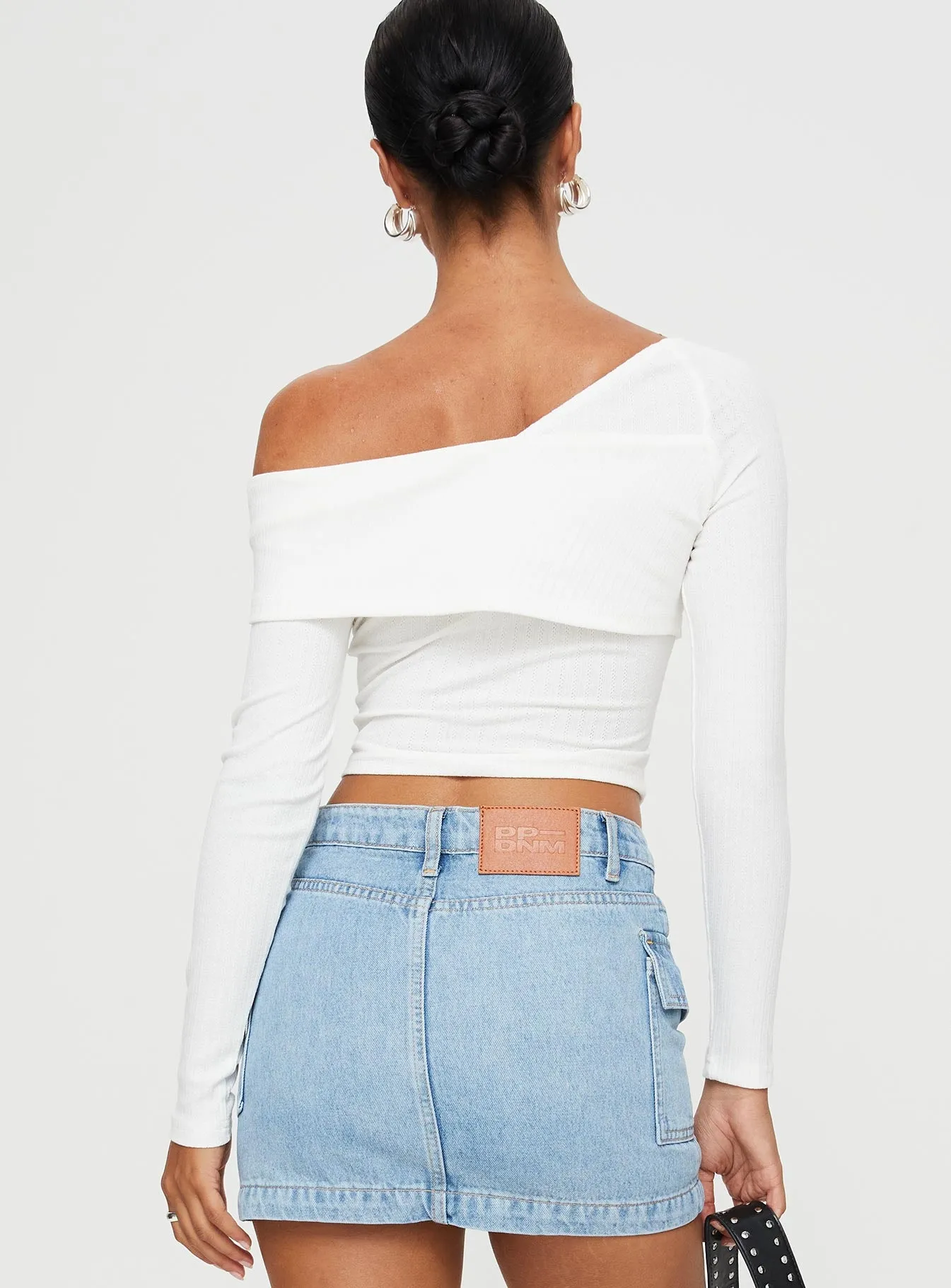 Ferotti Off The Shoulder Top White sold by Princess Polly product image thumbnail 5