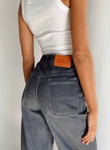 Dream Big Wide Leg Flare Jeans Denim sold by Princess Polly