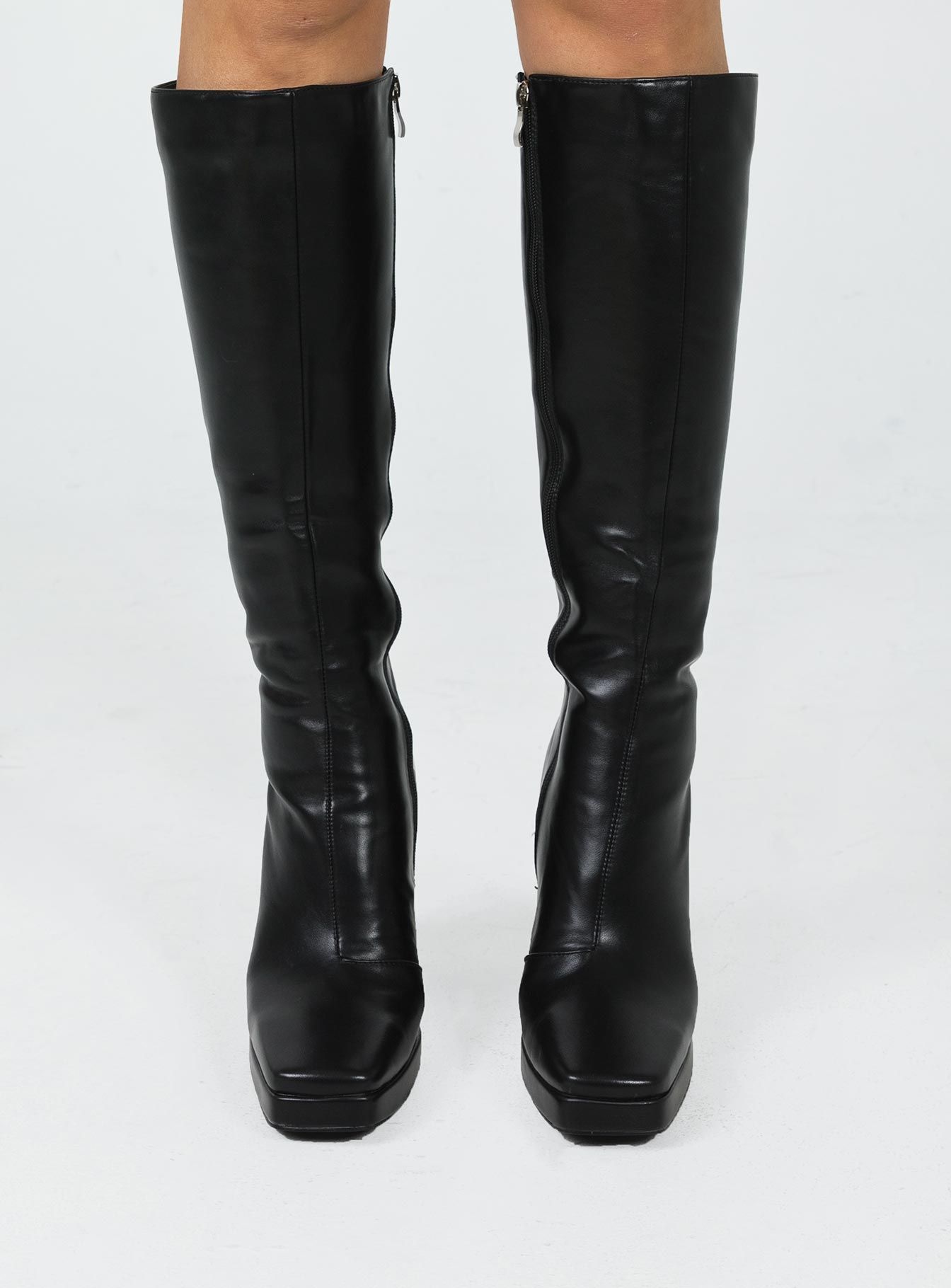 Montgomery Boots Matte Black sold by Princess Polly product image thumbnail 2