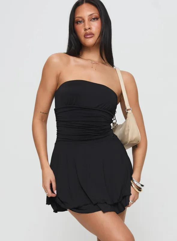 Trenette Mini Dress Black sold by Princess Polly