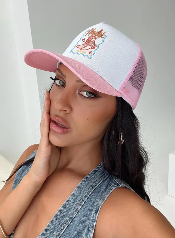 Kickin It Cap Pink sold by Princess Polly