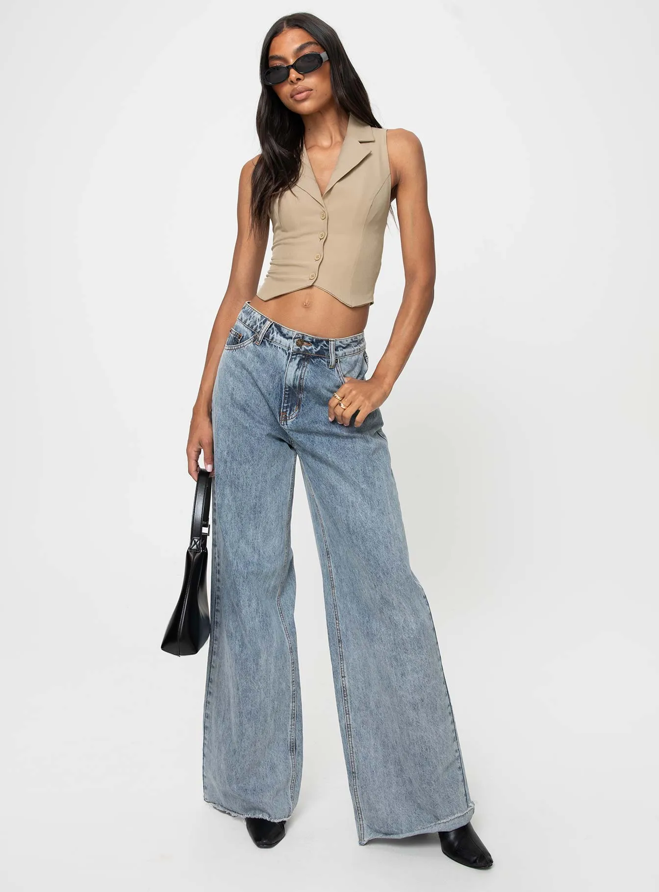 Aimer Vest Taupe sold by Princess Polly product image thumbnail 2