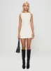 Mayok Mini Dress Cream Petite sold by Princess Polly