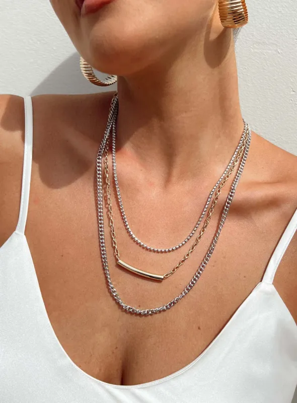 Lessie Necklace Multi sold by Princess Polly