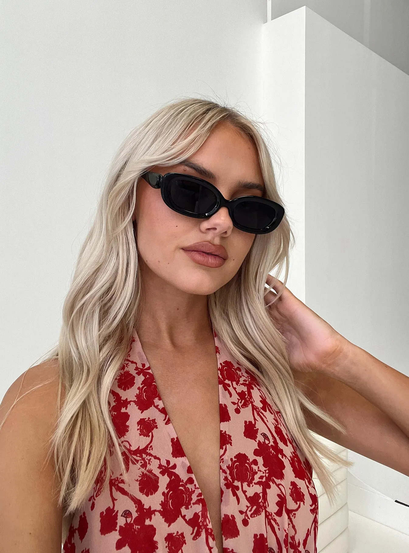 Nehemiah Sunglasses Black sold by Princess Polly