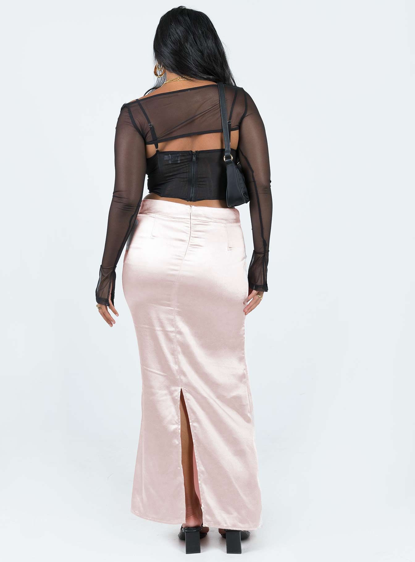 Promenade Maxi Skirt Pink sold by Princess Polly product image thumbnail 5