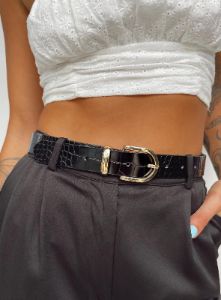 Nadine Belt Black sold by Princess Polly