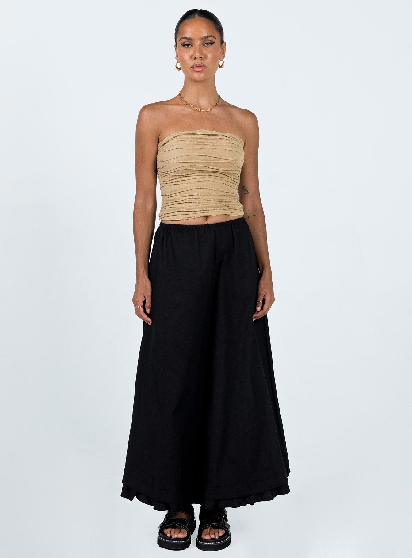 Empress Of Love Maxi Skirt Black sold by Princess Polly product image thumbnail 3