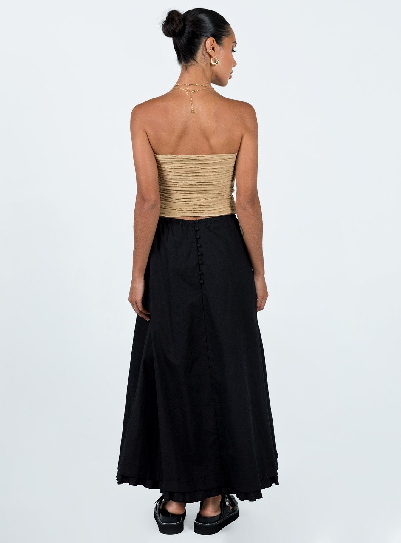 Empress Of Love Maxi Skirt Black sold by Princess Polly product image thumbnail 5