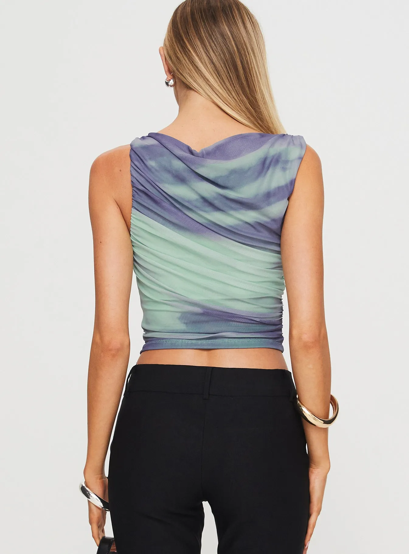 Sweet Emotion Top Blue sold by Princess Polly product image thumbnail 5