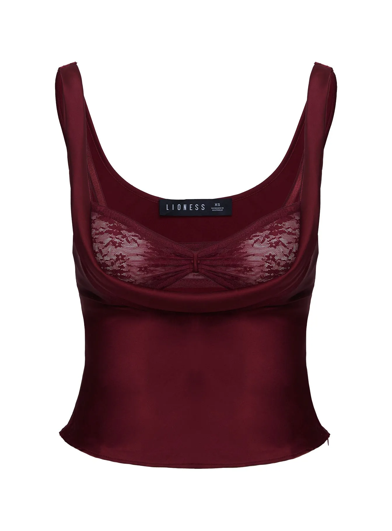 Delilah Top Burgundy sold by Princess Polly product image thumbnail 5